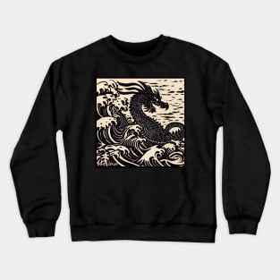 Water Dragon Art Crewneck Sweatshirt